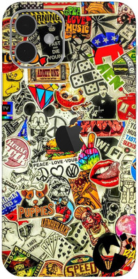 wrap craft APPLE IPHONE 12 Mobile Skin(Multicolor)