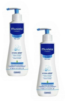 Mustela Hydra BeBe Body Lotion (300ml) (Pack of 2)(300 ml)