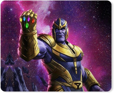 Chiraiyaa Thanos-Power-Fight-Superhero-Mousepad-Rectangle-15 Mousepad(Yellow, Multicolor)