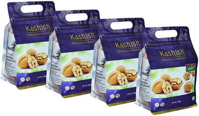 Kashish Premium California Jumbo Inshell Walnuts/Akhrot (Walnut with Shell) 2KG Pack Walnuts(4 x 500 g)