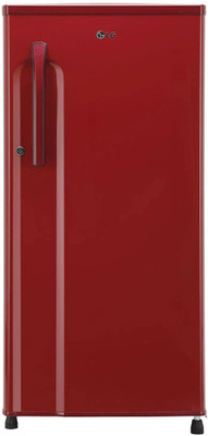 LG 188 L Frost Free Single Door 2 Star Refrigerator  (Wine, GL-B191KPRC)