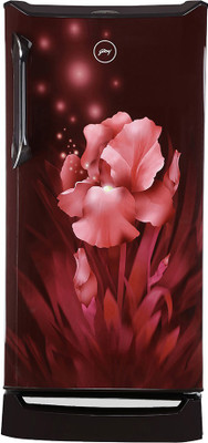 Godrej 195 L Direct Cool Single Door 5 Star Refrigerator with Base Drawer(Aqua Wine, RD UNO 1955 PTDI AQ WN)