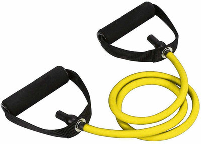 RENUCONIC Single Resistance Tube Exercise Bands for Stretching Resistance Tube(Yellow)
