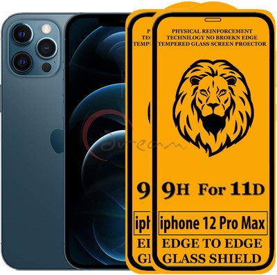 Dream Edge To Edge Tempered Glass for Apple iPhone 12 Pro Max(Pack of 2)