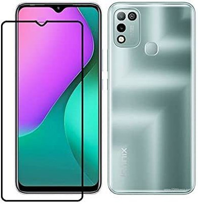 Ravbelli Edge To Edge Tempered Glass for Infinix Hot 10 Play, Infinix Hot 10 Play(Pack of 1)
