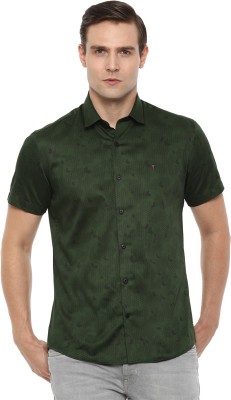 LOUIS PHILIPPE Men Printed Casual Green Shirt
