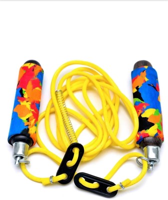 shri shyam traders K M skipping rope Ball Bearing Skipping Rope(Multicolor, Length: 255 cm)