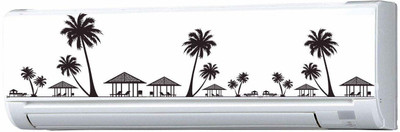 Asmi Collections 90 cm Split AC Stickers Beach Wall Stickers Self Adhesive Sticker(Pack of 1)