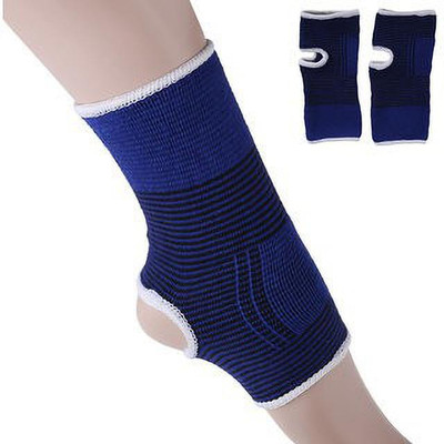 HDCraft pack of 2 ankle Sleeve Bandage For Foot Protection Ankle Support(Blue)