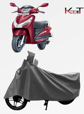KEDIT Waterproof Two Wheeler Cover for Hero(Destini 125, Grey)