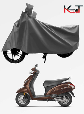 KEDIT Waterproof Two Wheeler Cover for Honda(Activa 6G, Grey)