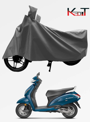 KEDIT Waterproof Two Wheeler Cover for Honda(Activa 5G, Grey)