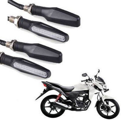 PECULIAR ZONE Front, Rear LED Indicator Light for Honda, Universal For Bike CB Twister, Universal For Bike(Blue)
