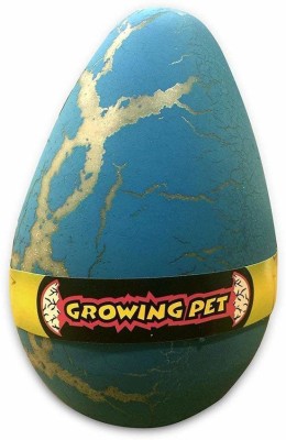 RVM Toys Magic Water Growing Dinosaur Hatching Animal Egg Novelty Toy Big Egg Pack of 1(Blue)