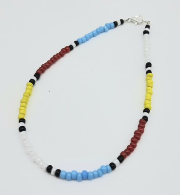 AKS Jewelz bead anklet_Multicolor Glass Anklet