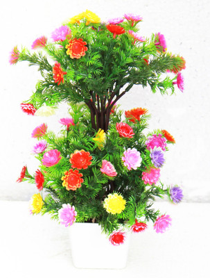 zonezer Artificial multicolor plant for home and office original looking plant in this color pink yellow green and purple Bonsai Wild Artificial Plant with Pot(20 cm, Multicolor) zonezer Artificial multicolor plant for home and office original looking plant in this color pink yellow green and purple Bonsai Wild Artificial Plant with Pot(20 cm, Multicolor)