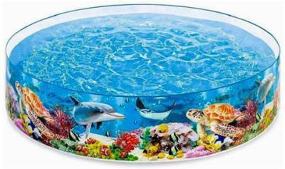 Orioles collection 4 Feet Kids Water Pool Bath Tub Swimming Pool Bath Toy (Multicolor) Inflatable Swimming Pool(Multicolor)
