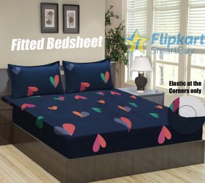 Flipkart SmartBuy 140 TC Microfiber Double Abstract Bedsheet (Pack of 1, Multicolor)