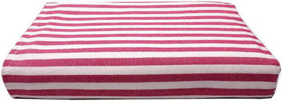 Tharunsha Elite Striped Single AC Blanket for  Heavy Winter(Cotton, Pink White)