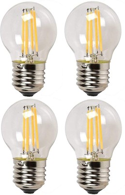 Improvhome 4 W Standard E27 LED Bulb(White, Pack of 4)