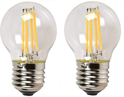 Improvhome 4 W Basic Standard E27 LED Bulb(White, Pack of 2)