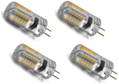 Improvhome 2.5 W Standard G08 LED Bulb(White, Pack of 4)