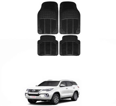 JVG Rubber Standard Mat For  Toyota Fortuner(Black)