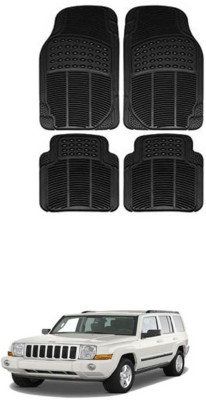 JVG Rubber Standard Mat For  Jeep Universal For Car(Black)