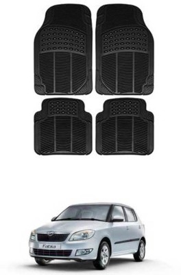 JVG Rubber Standard Mat For  Skoda Fabia Scout(Black)