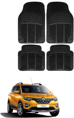 JVG Rubber Standard Mat For  Renault Triber(Black)