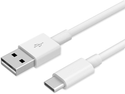 Accessories At Cost USB Type C Cable 18 A 1 m 3.1 Amp Fast Charging Cable USB Type C Cable (Support Fast Charging & Data Sync)(Compatible with VIVO Y30/ Y31s / Y31 (2021) / Y13/ Y50/ Y51 (2020), White)