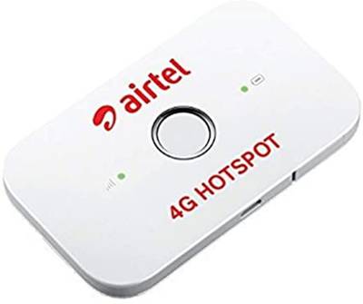 Airtel E5573s-606 Unlocked Router All Sim supported Data Card  (White)