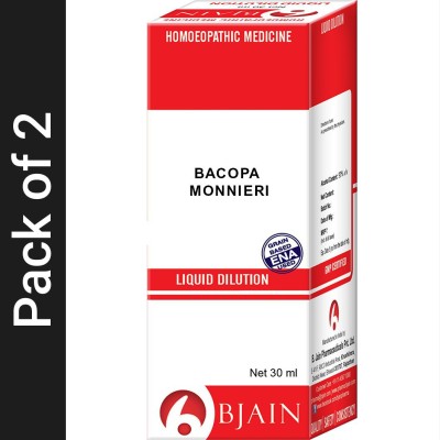 Bjain Bacopa Monnieri 12 CH Liquid(2 x 30 ml)