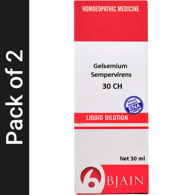 Bjain Gelsemium Sempervirens 30 CH Dilution(2 x 30 ml)