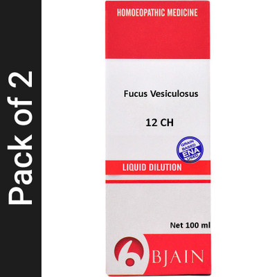 Bjain Fucus Vesiculosus 12 CH Dilution(2 x 100 ml)