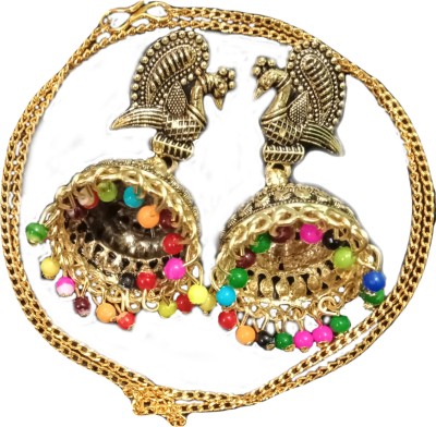 Vidushi Alloy Gold-plated Multicolor Jewellery Set(Pack of 1)