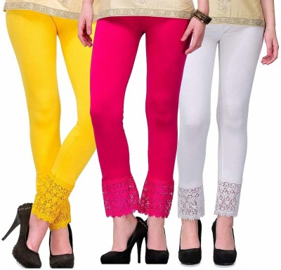 Swastik Stuffs Ankle Length  Western Wear Legging(Multicolor, Solid)