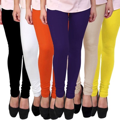 lifeneeds Churidar  Western Wear Legging(Multicolor, Solid)