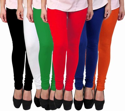 lifeneeds Churidar  Western Wear Legging(Multicolor, Solid)