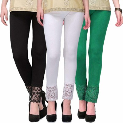 Swastik Stuffs Ankle Length  Western Wear Legging(Multicolor, Solid)