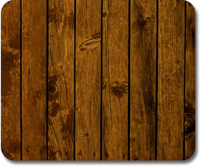 craft maniacs WOOD DESIGN ANTI SLIP MOUSEPAD FOR GAMING ( LAPTOPS & COMPUTERS ) Non Slip Base Mousepad(Brown)