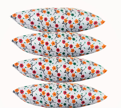 MKBROTHER Polyester Fibre Abstract Sleeping Pillow Pack of 4(PRINTED)