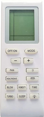 LipiWorld 18 AC Remote Control Compatible for  AC VIDEOCON Remote Controller(White)