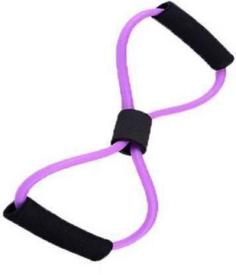 RENUCONIC Figure 8 Exerciser- Shape Yoga Fitness Workout Resistance Tube(Purple)