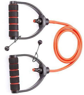 RENUCONIC SINGLE Toning Tube with Handles Resistance Tube Resistance Tube(Orange)
