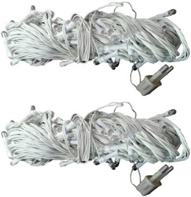 jivith 28 LEDs 4.06 m White Steady String Rice Lights(Pack of 2)
