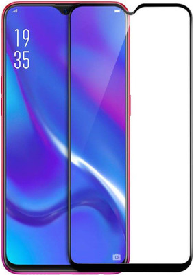 Zinger Edge To Edge Tempered Glass for Oppo A5s, FULL GLUE, FULL COVERAGE(Pack of 1)