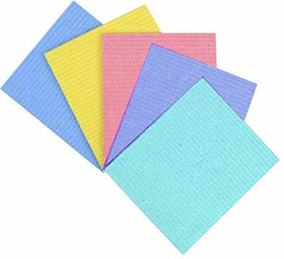 Flipkart SmartBuy Cleaning Sponge Mop ,Multi color Sponge Wipe, Scrub Sponge Sponge Wipe(Medium, Pack of 5)