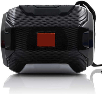 kluzie Powerpact sound with stereo driven bass mini rechargeable portable Latest arrival wireless gaming/laptop desktop 6 W Bluetooth Speaker(Black, 4.1 Channel)