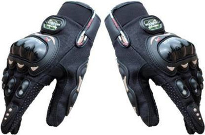 Getsocio GS_IMPORTED MOTORCYCLE FULL FINGER RACING Riding Gloves(Black)
